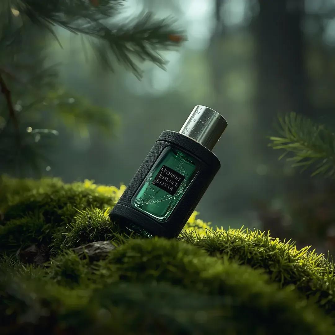 E-commerce Main Image - Ultra-realistic Fragrance Product Shot