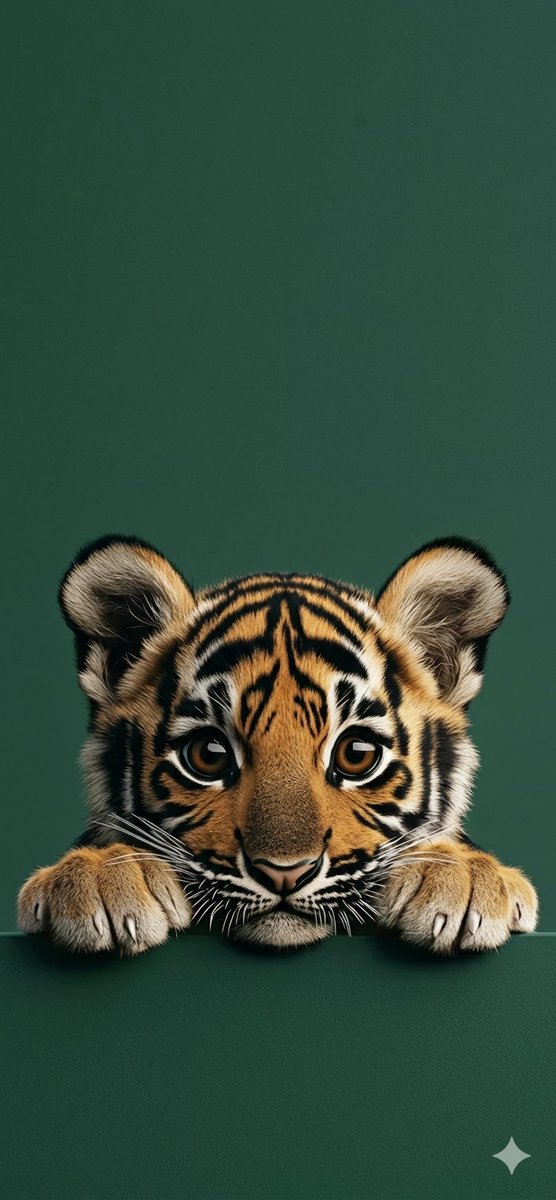 Social Media Post - 4K Wallpaper Prompt of a Baby Tiger Cub using Gemini Nano Banana Pro