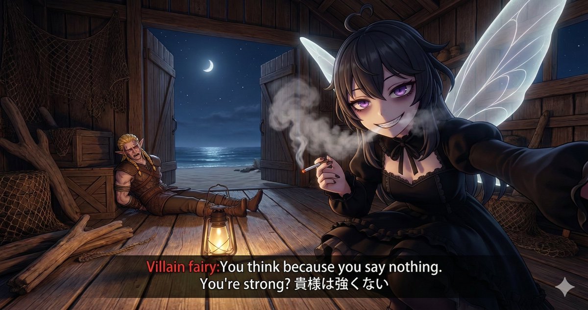 Comic / Storyboard - Villain Fairy Quote Generation