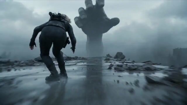 Physics-Focused Test Prompt: Warrior vs. Giant Hand