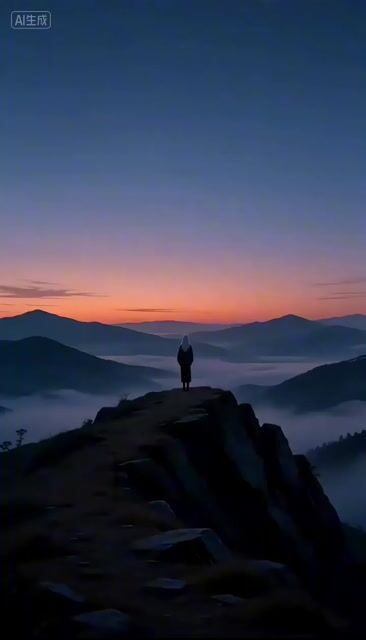 Melancholic Mountain Woman Video Prompt